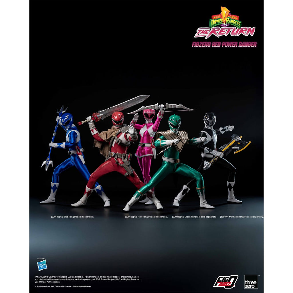 Mighty Morphin Power Rangers: The Return Red Power Ranger FigZero 1:6 Scale Action Figure