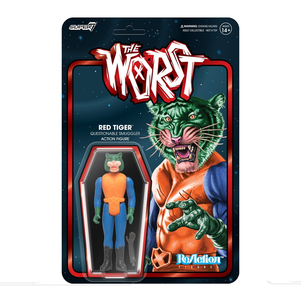 The Worst Red Tiger (Scum Squad) 3 3/4-Inch ReAction Figure