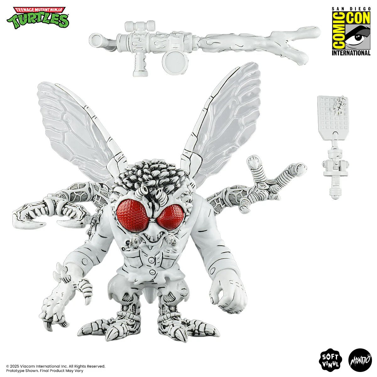 Teenage Mutant Ninja Turtles Baxter Stockman Mirage Variant Soft Vinyl Figure - SDCC Exclusive
