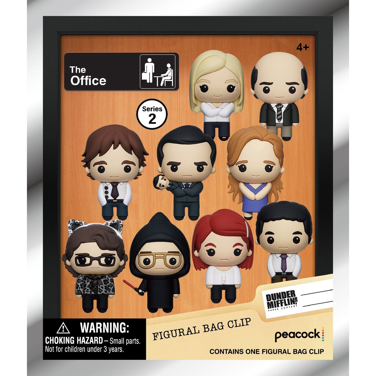 The Office Series 2 3D Foam Bag Clip Random 6-Pack