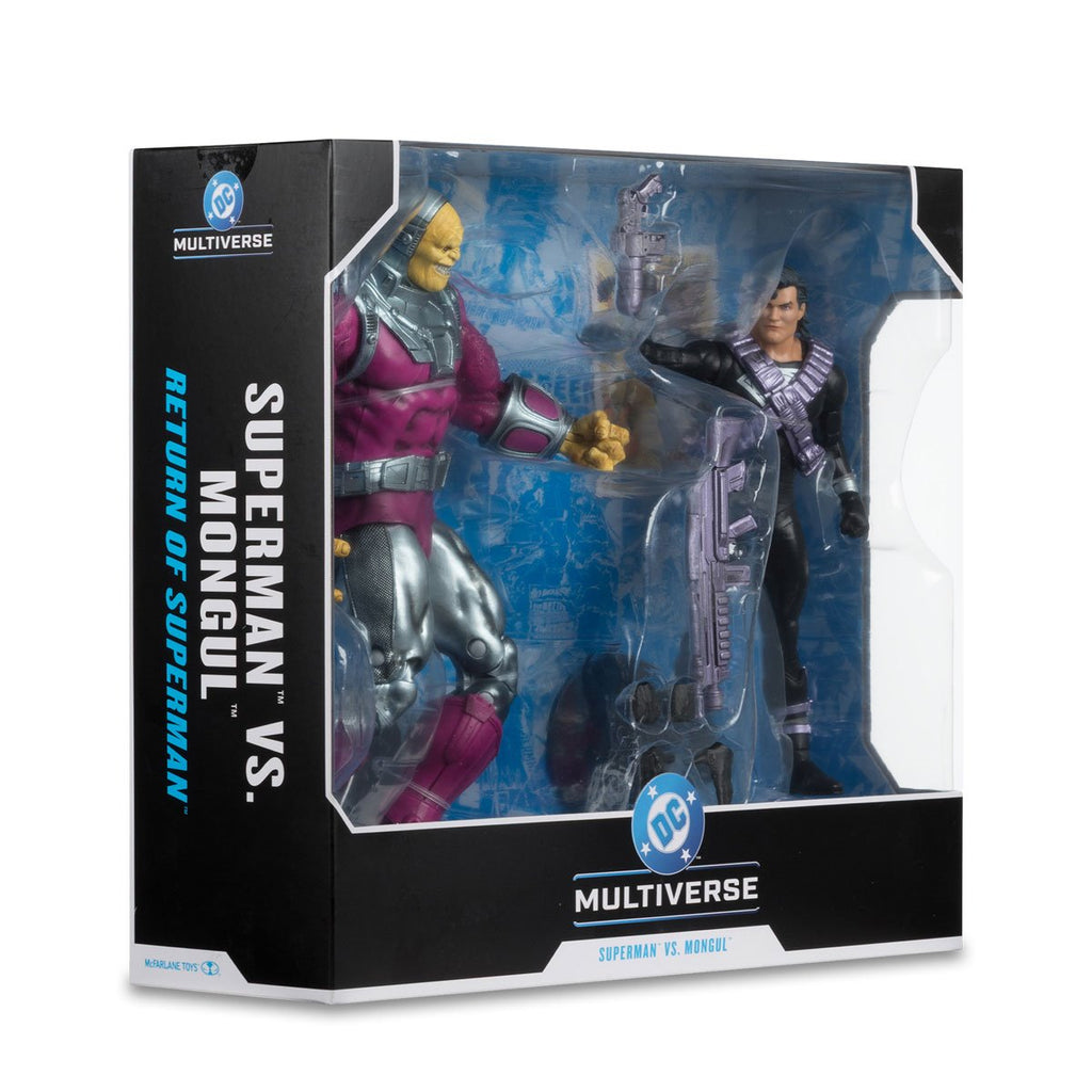 DC Multiverse Superman vs. Mongul Megafig Return of Superman Action Figure 2-Pack