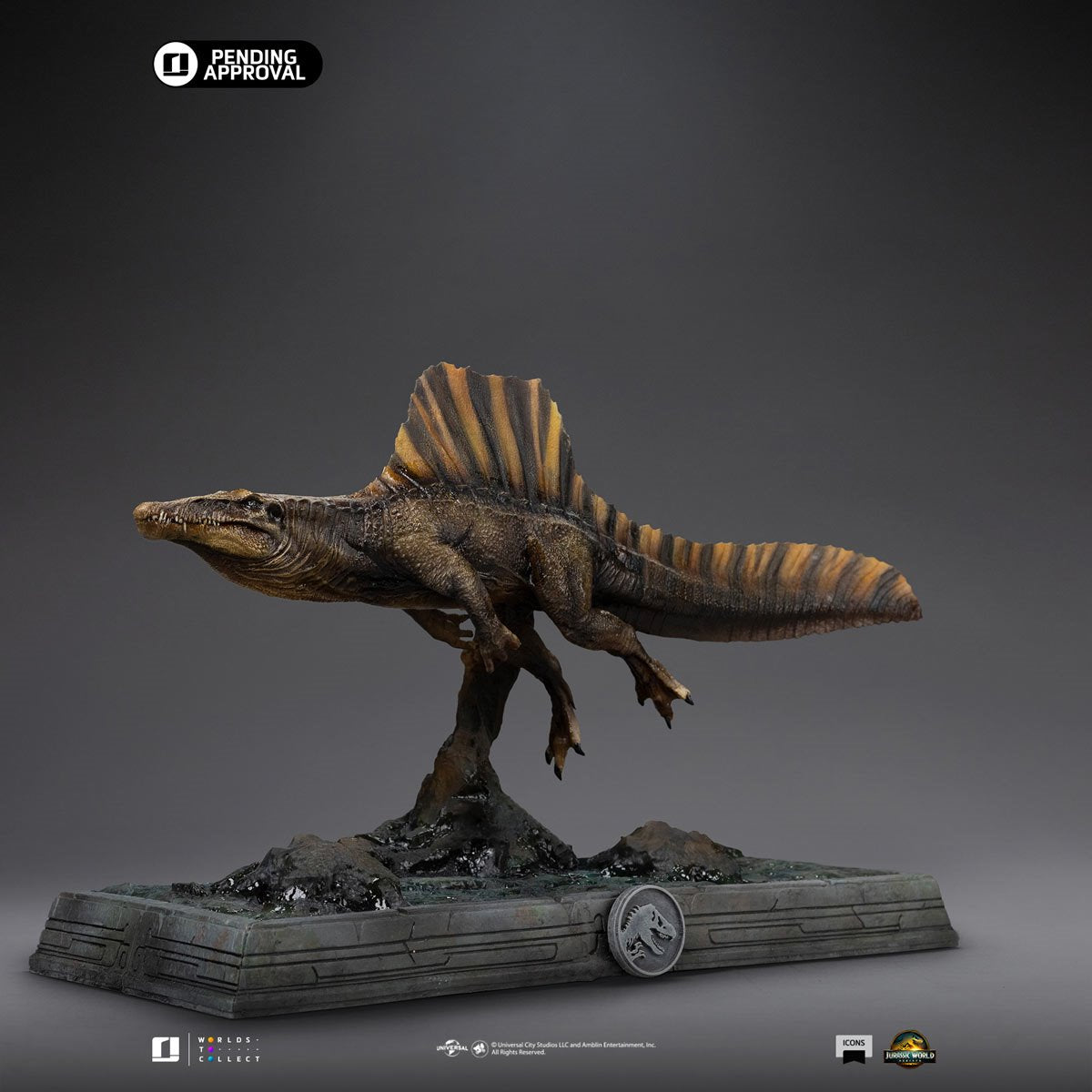 Jurassic World Spinosaurus Icons Statue