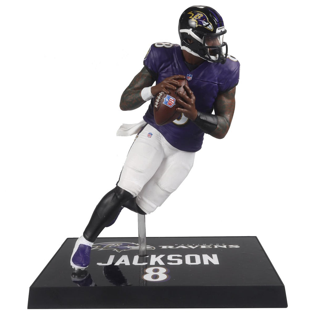 NFL SportsPicks 2024 Wave 2 Baltimore Ravens Lamar Jackson 7-Inch Scale Posed Figure