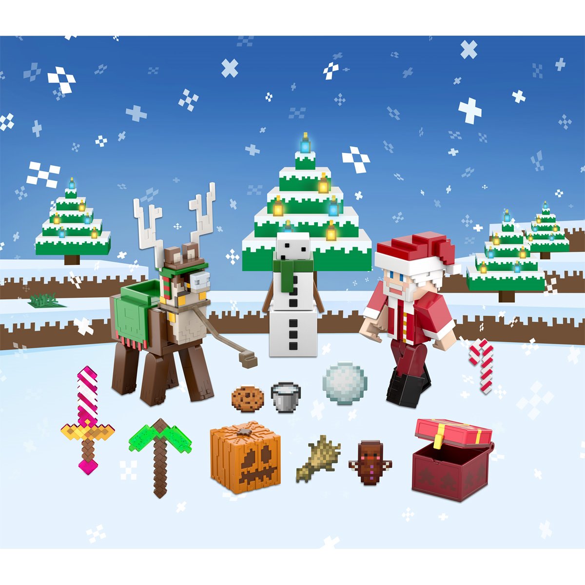 Minecraft 3 1/4-Inch Advent Calendar