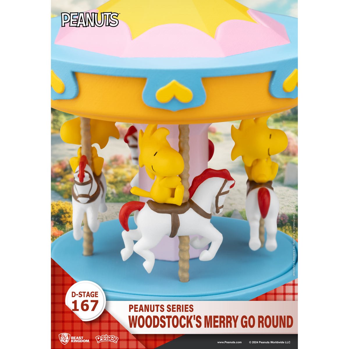 Peanuts Woodstock's Merry Go Round DS-167 D-Stage Statue