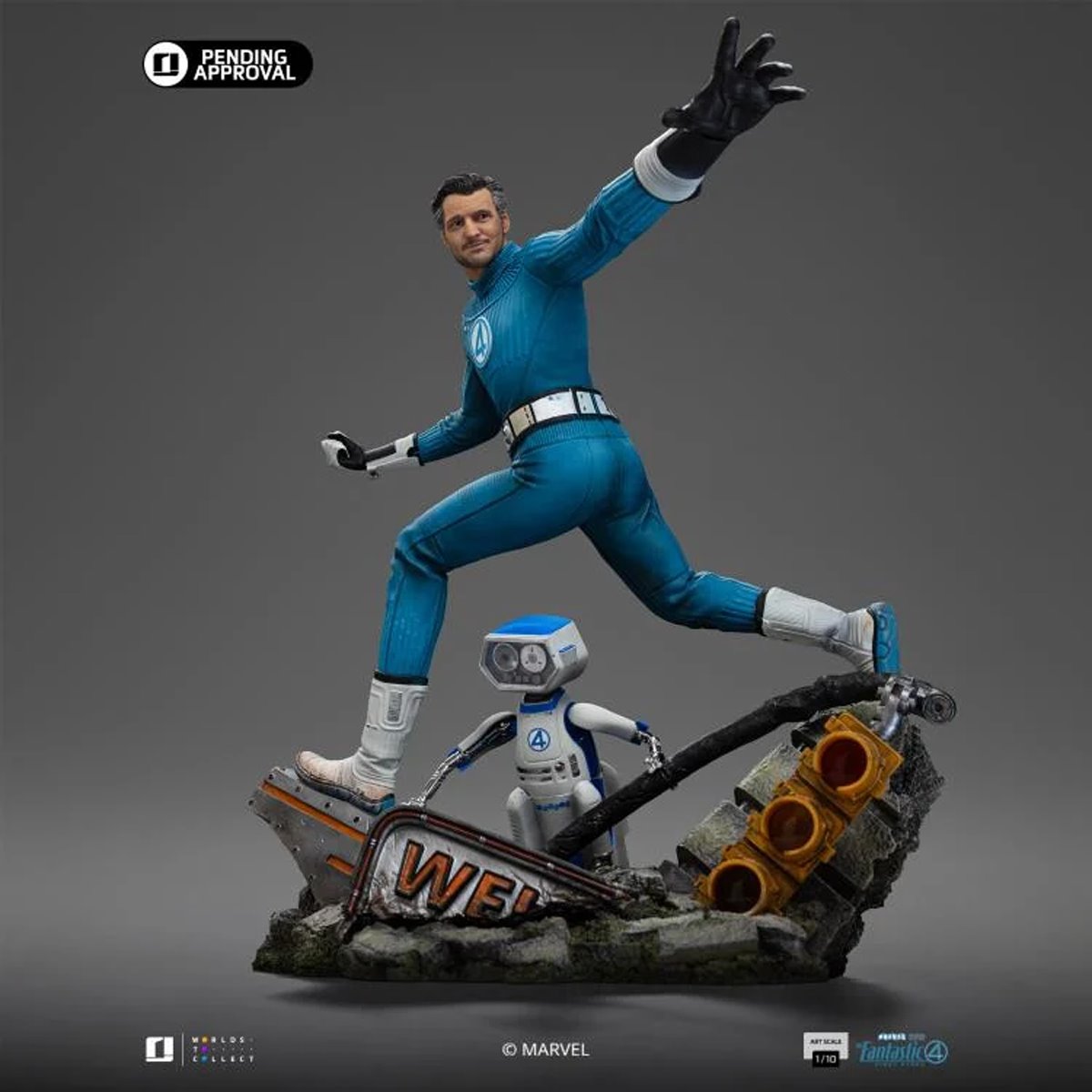The Fantastic Four: First Steps Mr. Fantastic 1:10 Art Scale Limited Edition Statue