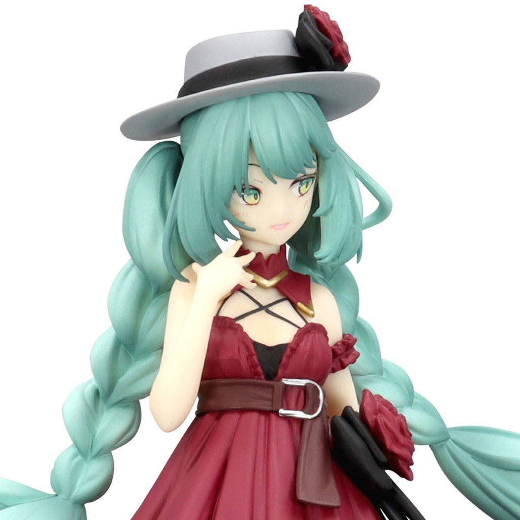 Vocaloid Hatsune Miku Outing Dress Red Color Version Trio-Try-iT Statue