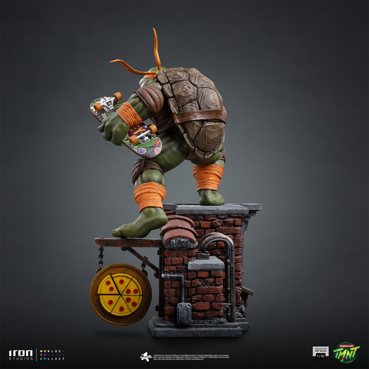 Teenage Mutant Ninja Turtles Michelangelo Unleashed 1:10 Art Scale Limited Edition Statue