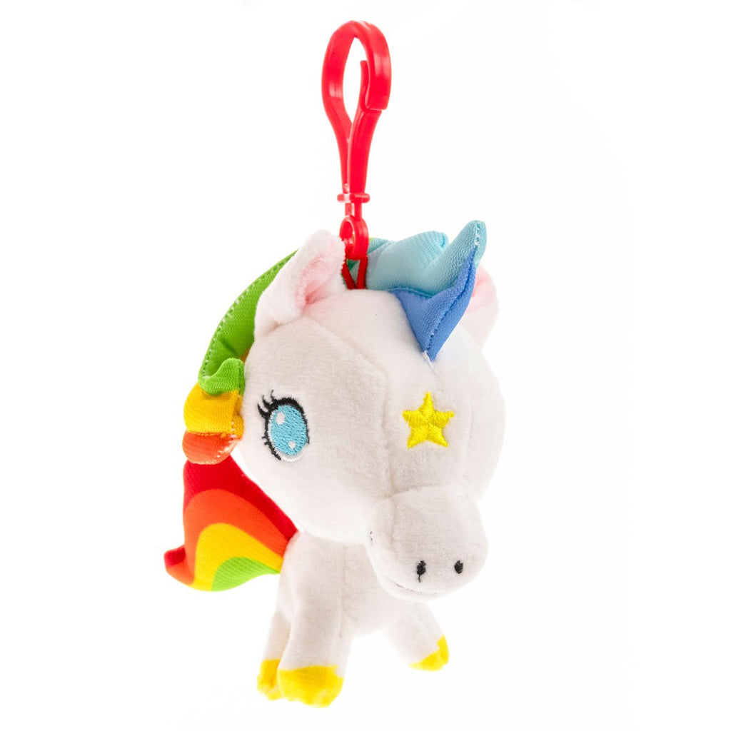 Rainbow Brite Plush Backpack Clip Case of 12