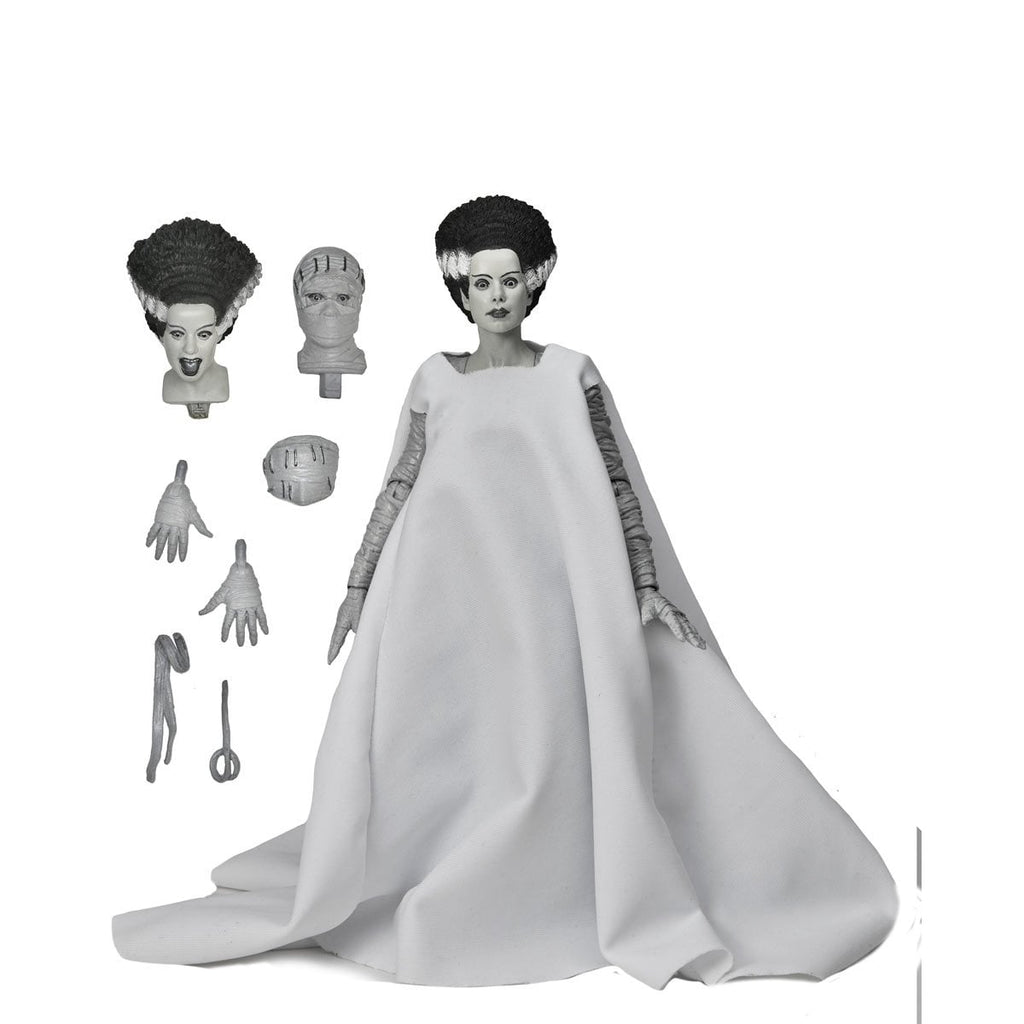 Universal Monsters Ultimate Bride of Frankenstein Black and White Version 7-Inch Scale Action Figure