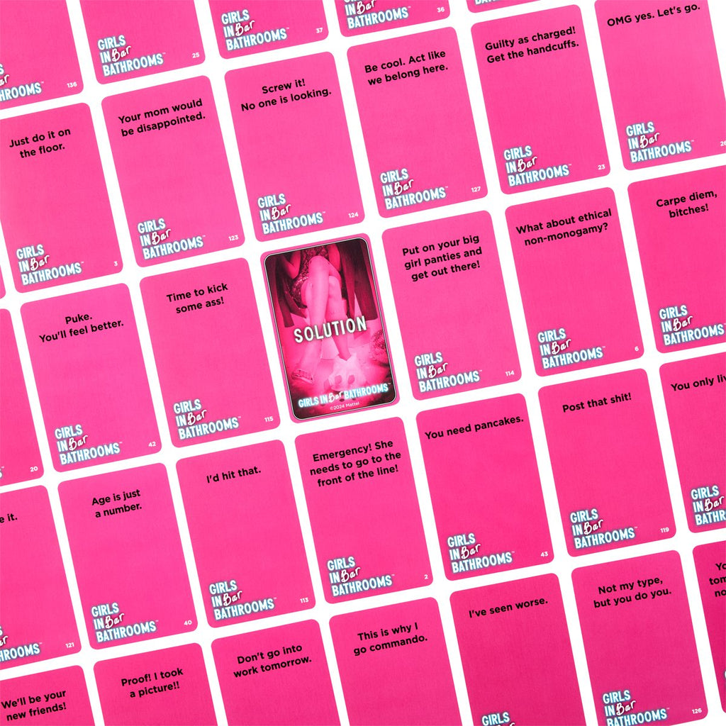 Girls in Bar Bathrooms Card Game