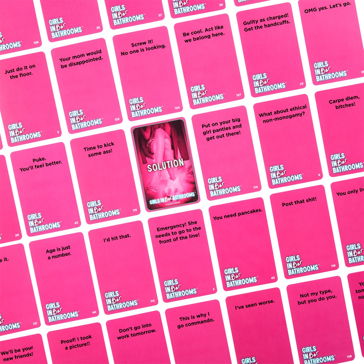 Girls in Bar Bathrooms Card Game