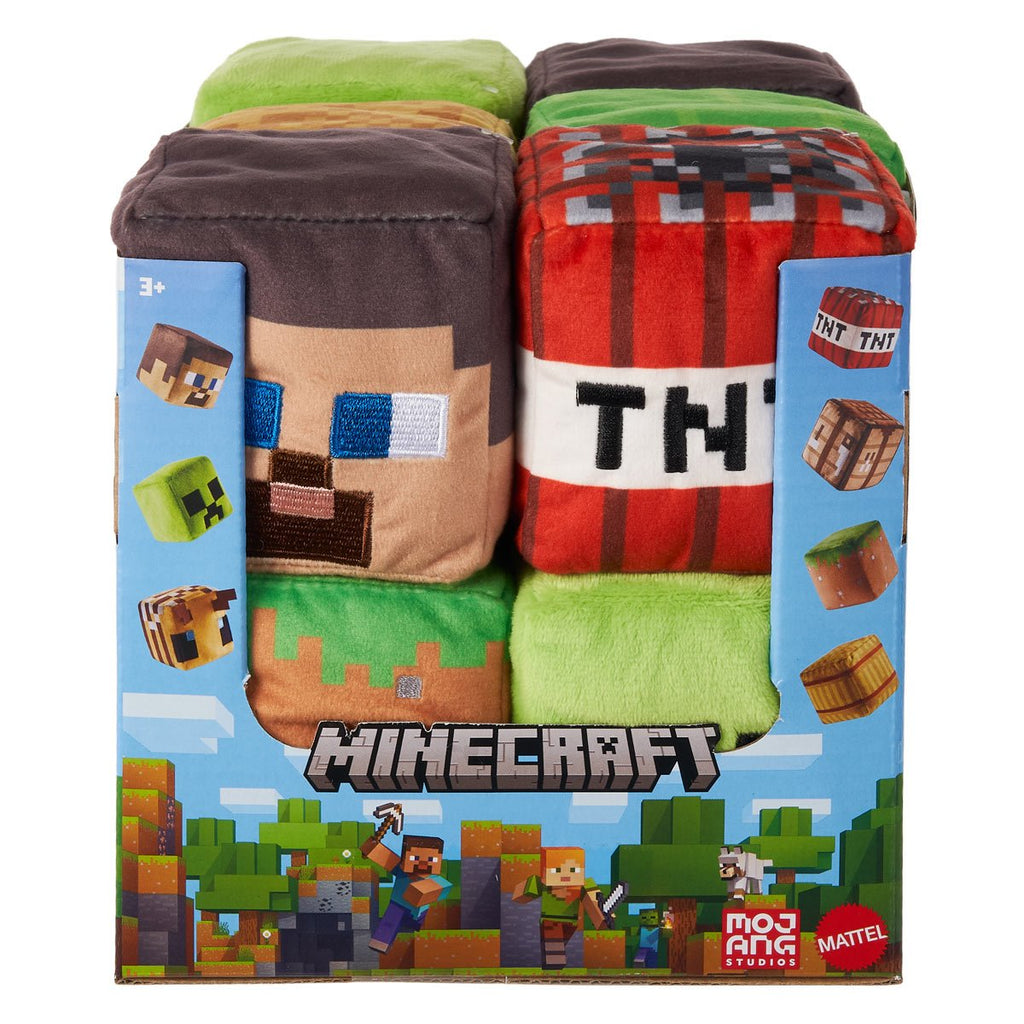 Minecraft Basic Block Plush Asst 2025 Mix A Case of 12