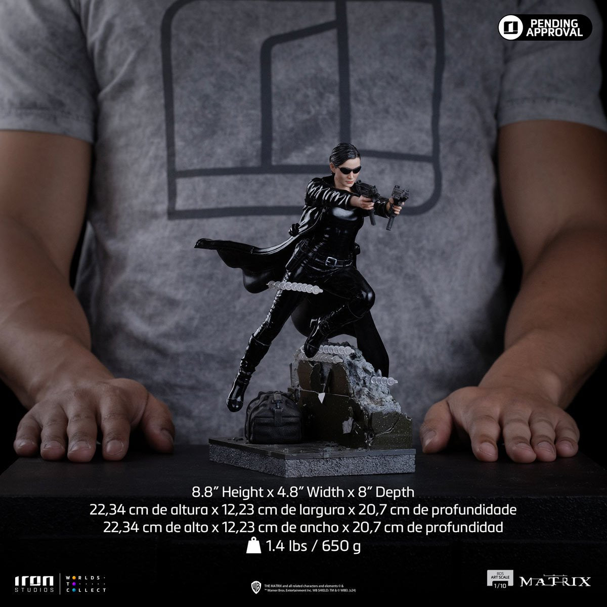 The Matrix Trinity 1:10 Art Scale Limited Edition Statue