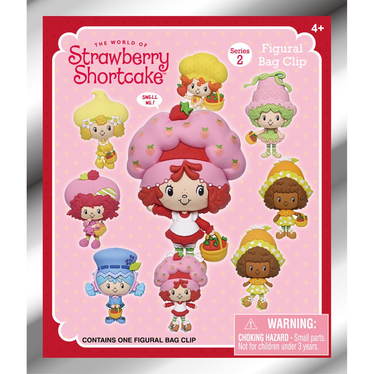 Strawberry Shortcake Series 2 3D Foam Bag Clip Random 6-Pack