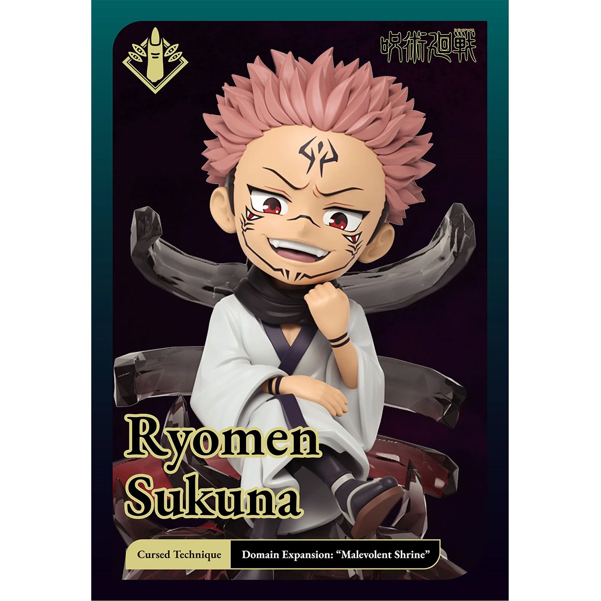 Jujutsu Kaisen x Kwistal Battle Ready Series Mini-Figure Display Tray of 6