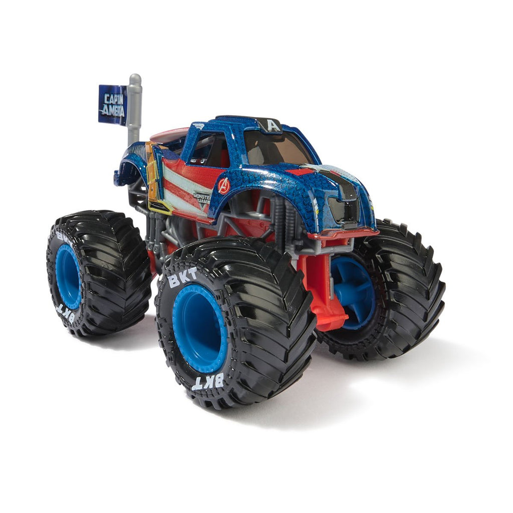 Monster Jam Marvel Monster Truck Single Pack 1:64 Scale Vehicle Case of 4