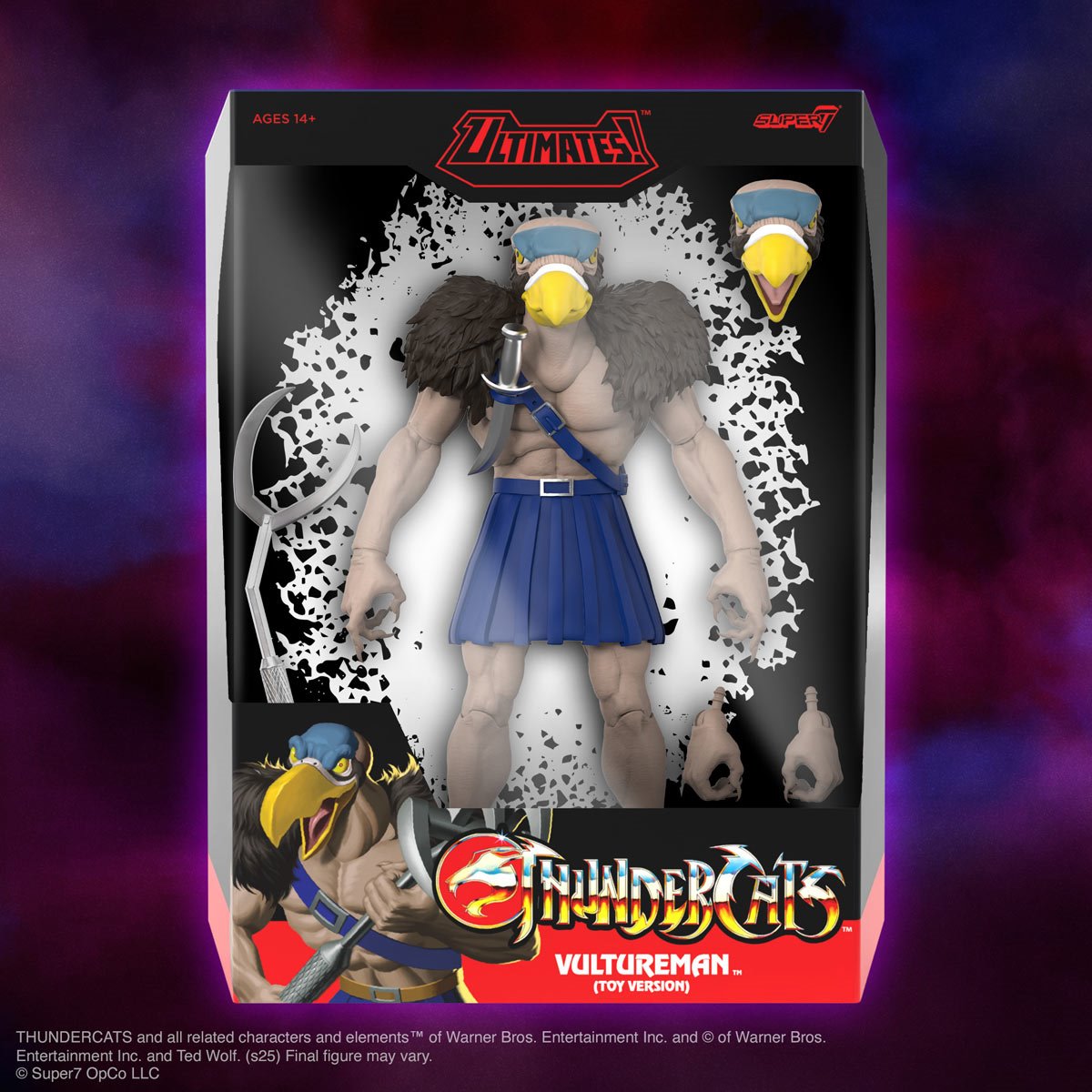 ThunderCats Deluxe Vultureman (Toy Colors) 7-Inch Action Figure