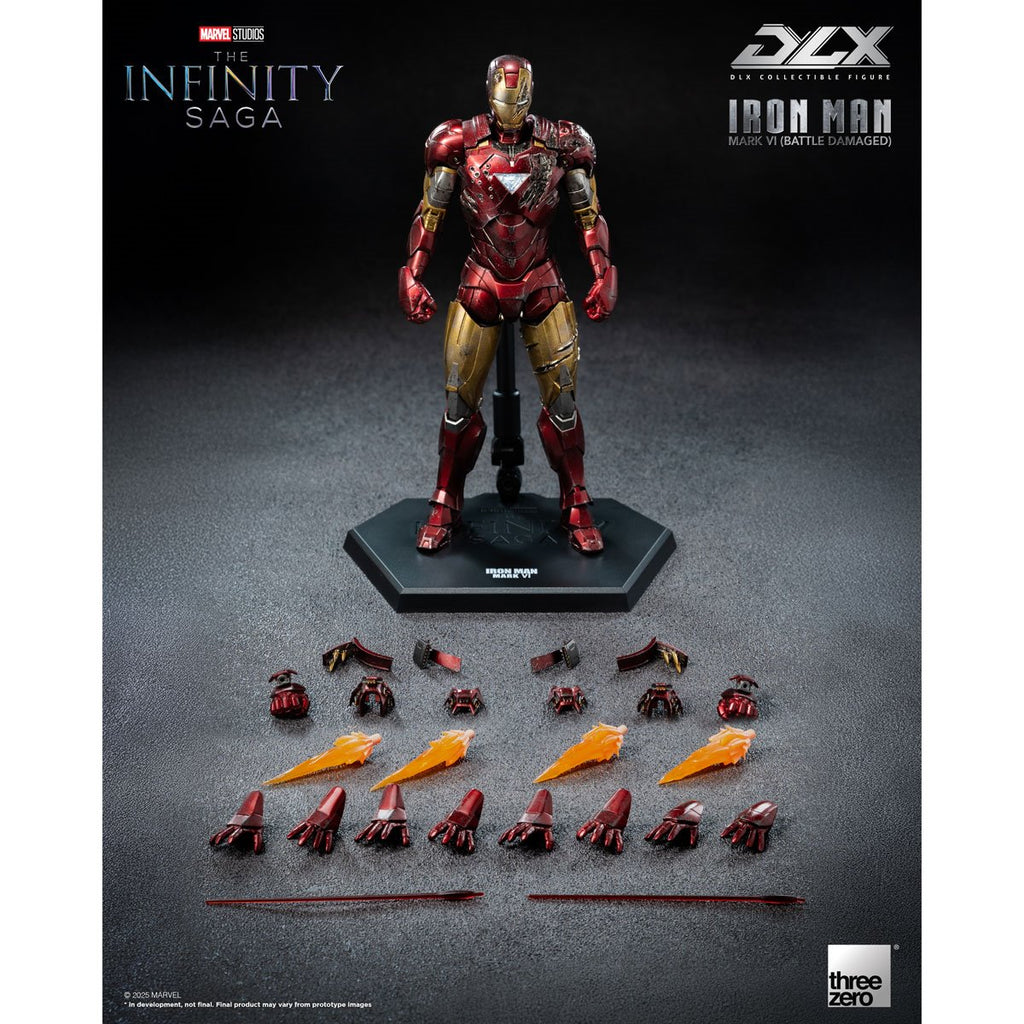 Marvel Studios: The Infinity Saga Iron Man Mark 6 Battle Damaged DLX Action Figure