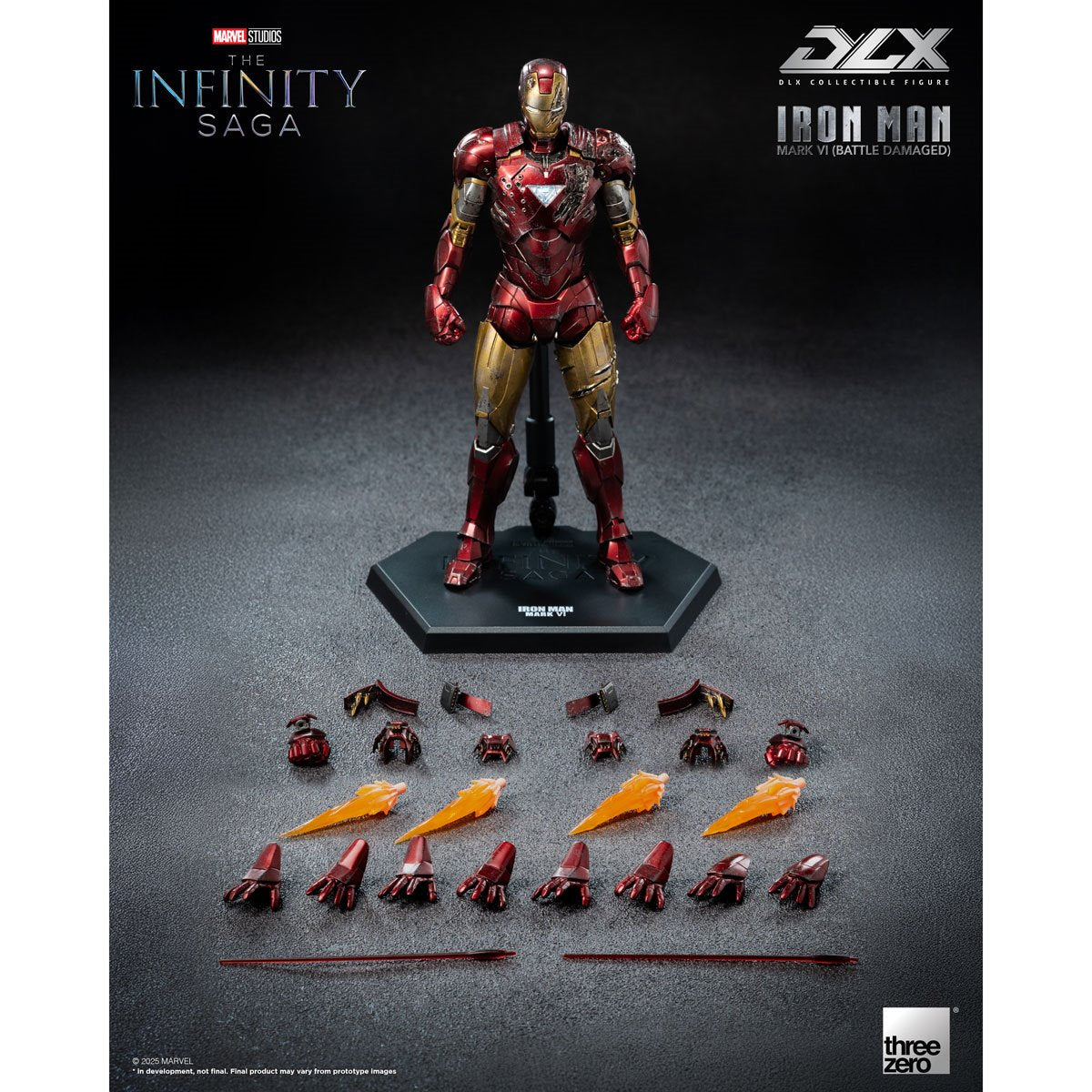 Marvel Studios: The Infinity Saga Iron Man Mark 6 Battle Damaged DLX Action Figure