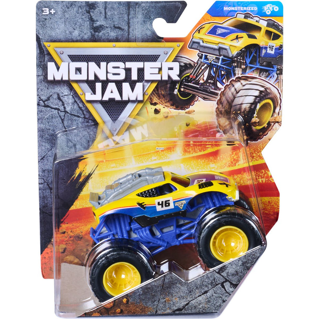 Monster Jam Monster Truck Single Pack Mix 46 1:64 Scale Vehicle Case of 12