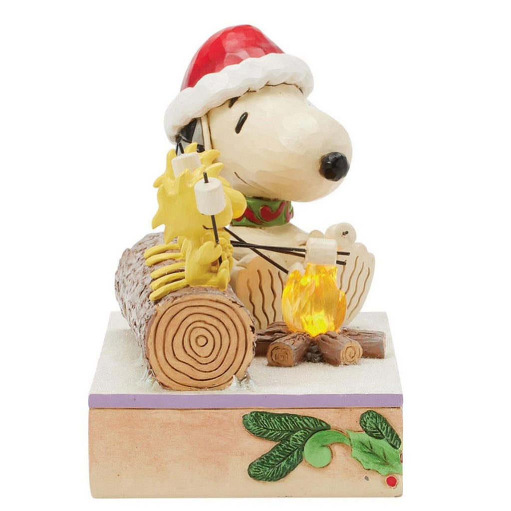 Peanuts Snoopy & Woodstock Roasting by Jim Shore Statue