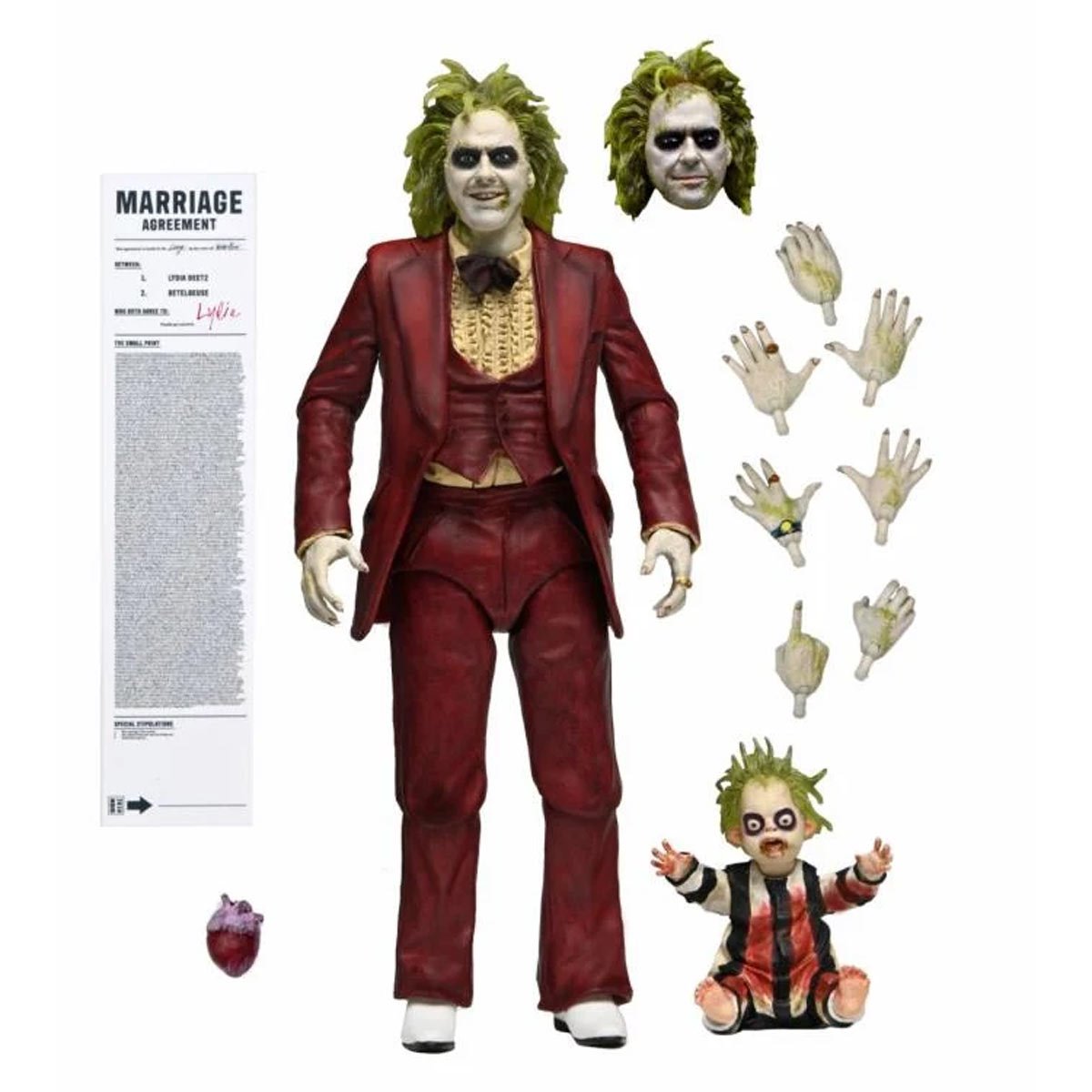 Beetlejuice Beetlejuice Ultimate Red Tuxedo Beetlejuice 7-Inch Scale Action Figure