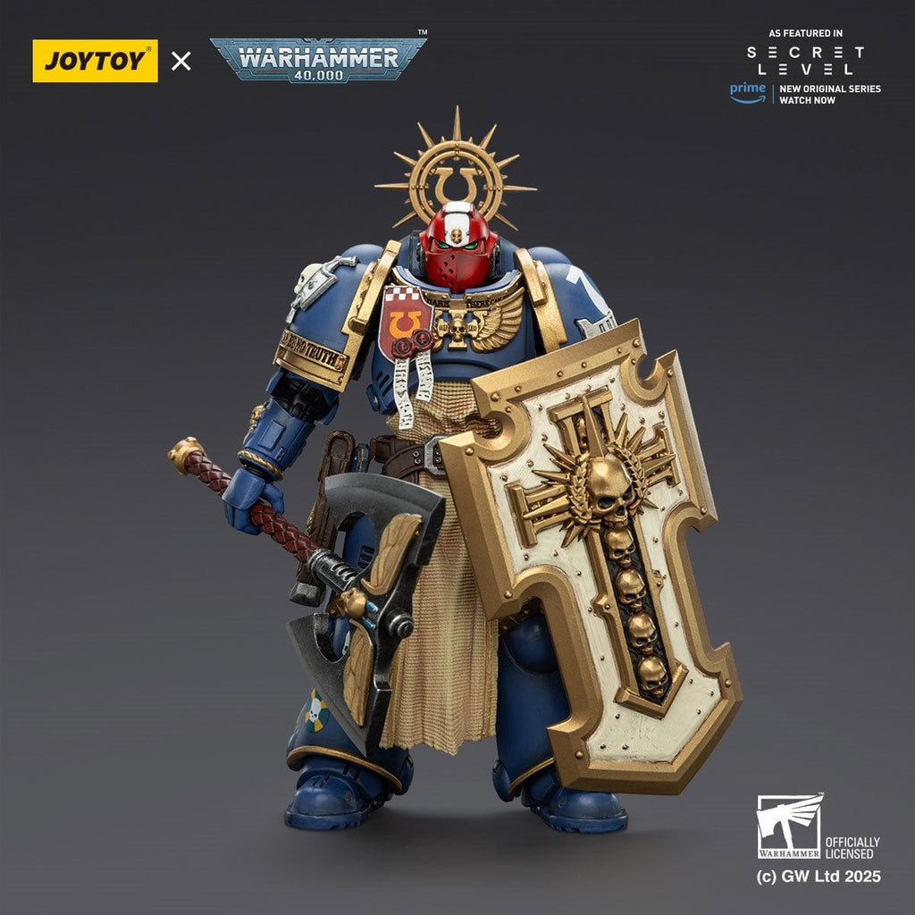 Joy Toy Warhammer 40,000 Ultramarines Metaurus with Power Axe, Stormshield and Plasma Pistol 1:18 Scale Action Figure