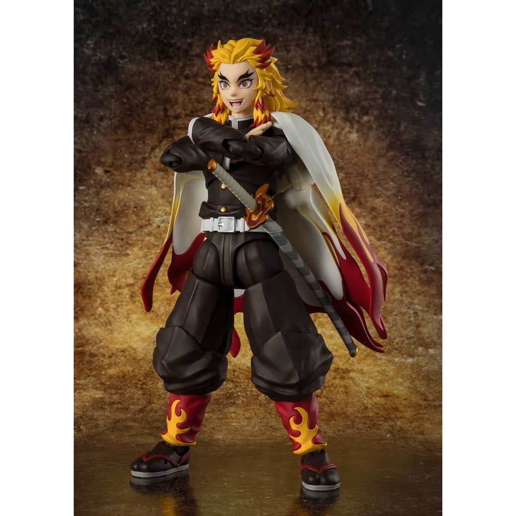 Demon Slayer: Kimetsu No Yaiba Kyojuro Rengoku S.H.Figuarts Action Figure