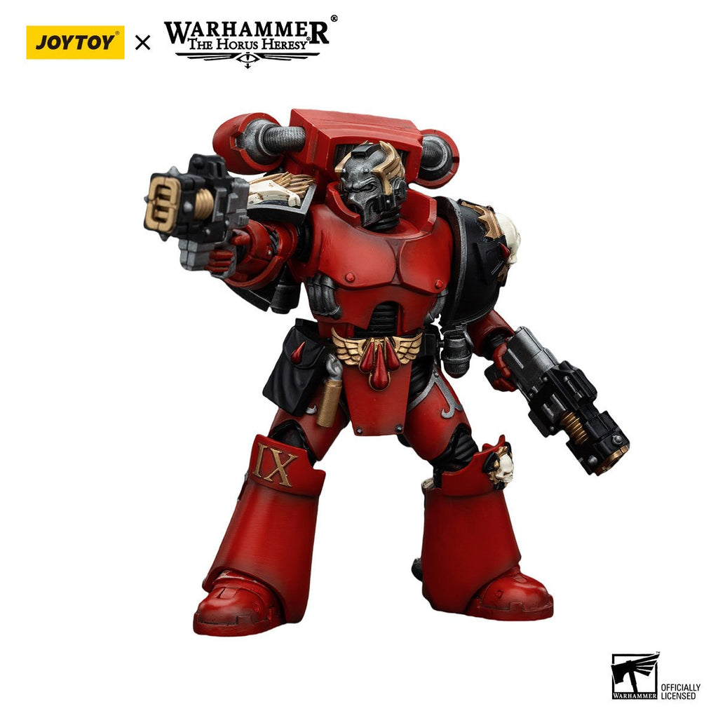 Joy Toy Warhammer Horus Heresy Blood Angels Tears Squad Arch-Erelim with Volkite Serpentas 1:18 Scale Action Figure
