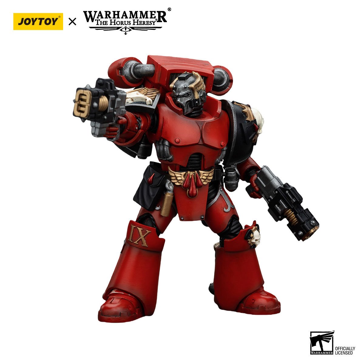 Joy Toy Warhammer Horus Heresy Blood Angels Tears Squad Arch-Erelim with Volkite Serpentas 1:18 Scale Action Figure