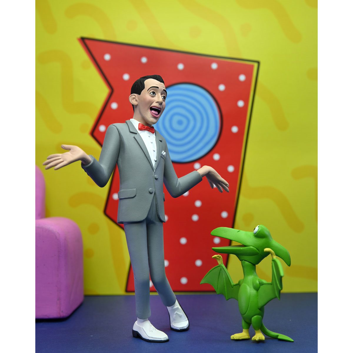 Pee-wee's Playhouse Toony Classics Pee-wee Herman 6-Inch Scale Action Figure