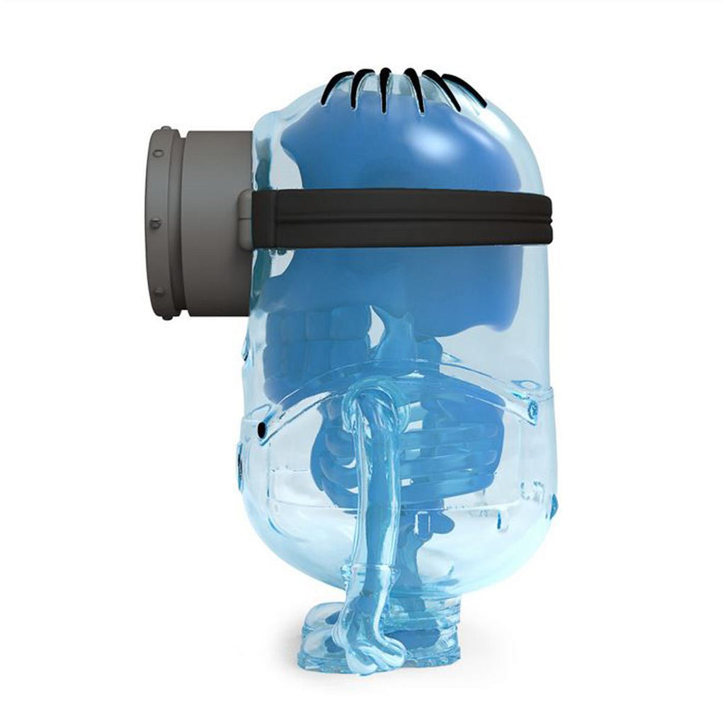 Despicable Me 4 Minion Anatomy Glow-in-the-Dark Blue X-ray AVL Edition 8-Inch Art Figure