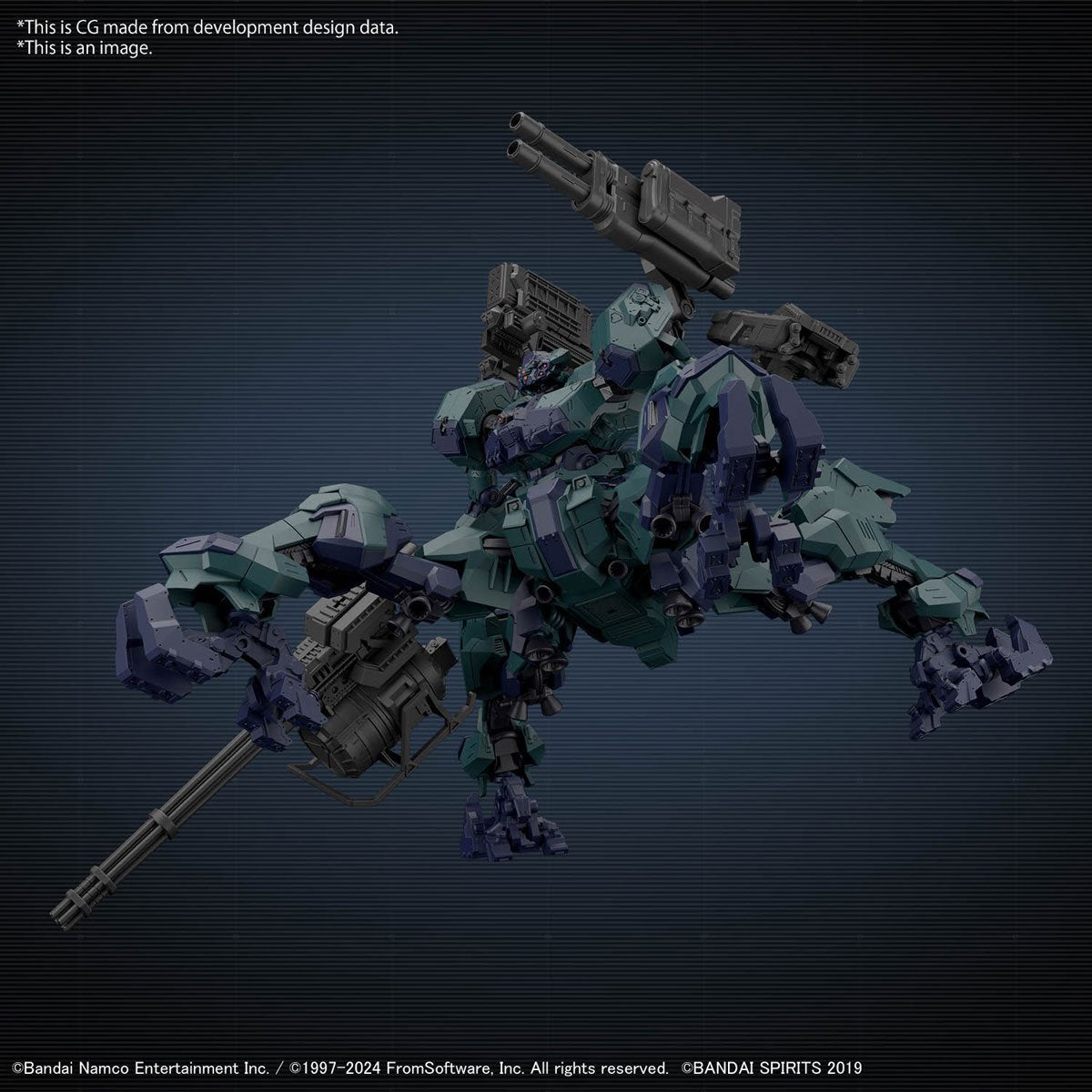 30 Minute Missions Armored Core VI: Fires of Rubicon Balam Industries BD-011 Melander Liger Tail Model Kit