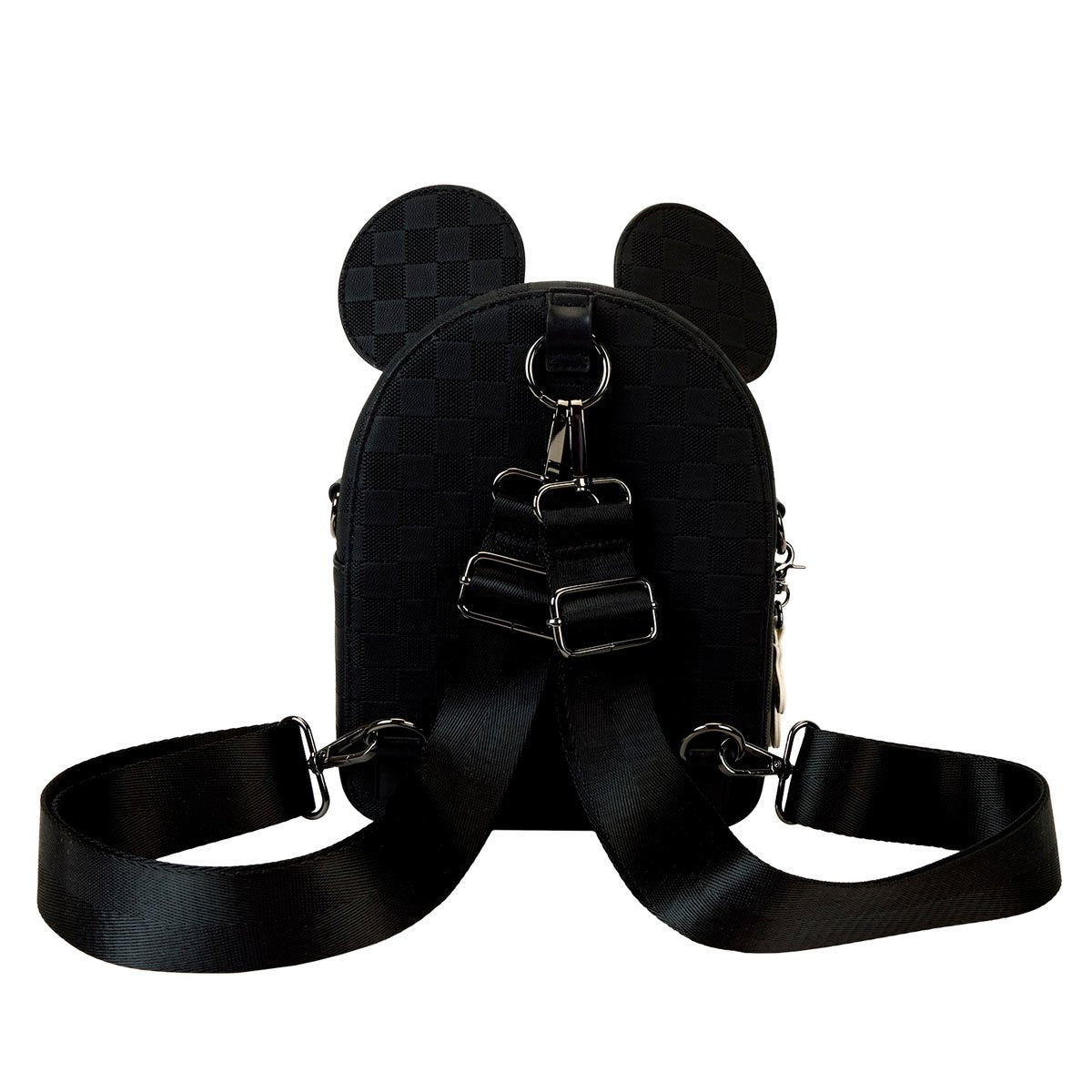 Disney Mickey Ear Checkerboard Convertible Crossbody