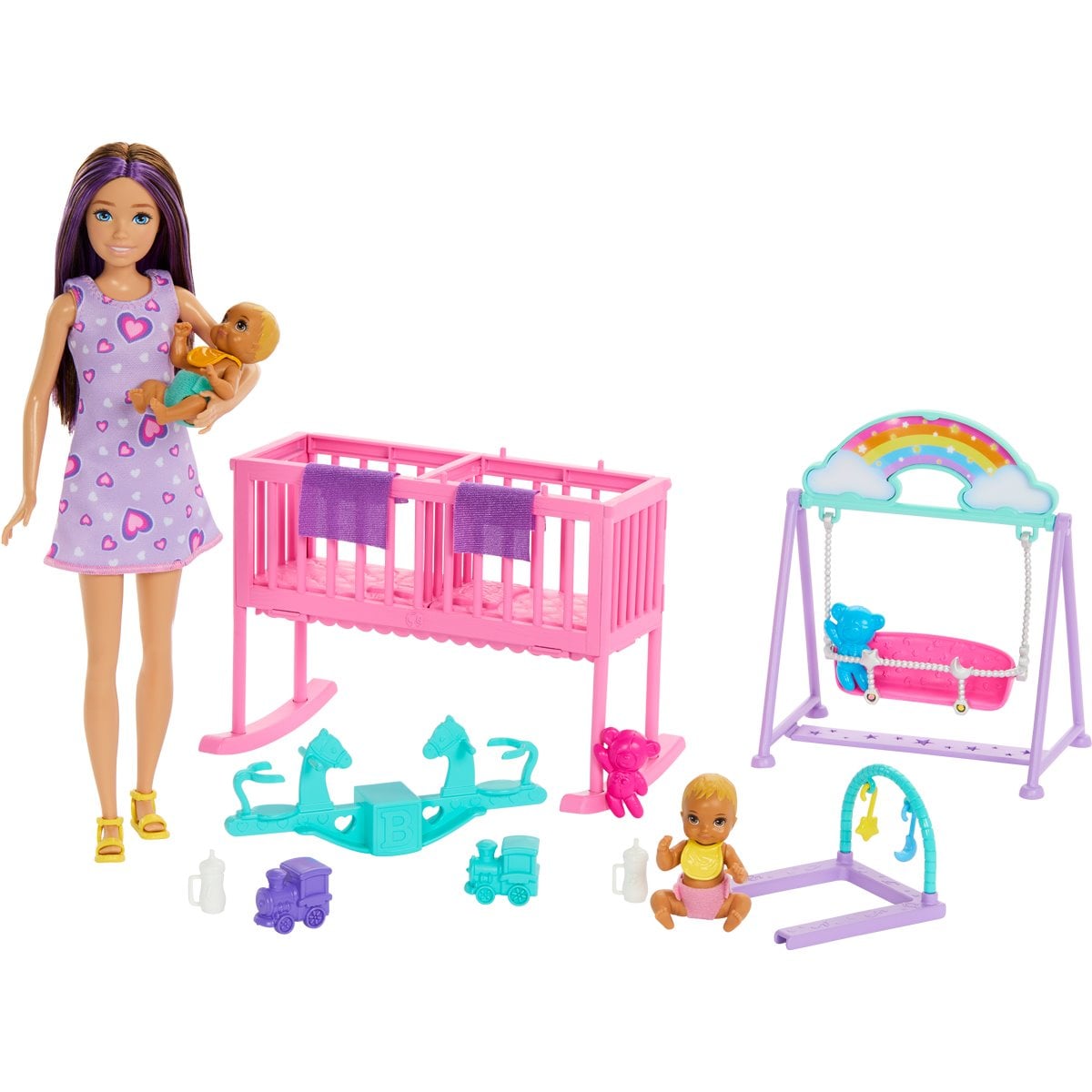 Barbie Twinning Nursery Playset and Doll