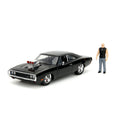 Hollywood Rides Fast and the Furious Dodge Charger R/T 1:24 Scale Die-Cast Metal Vehicle with Dom Figure