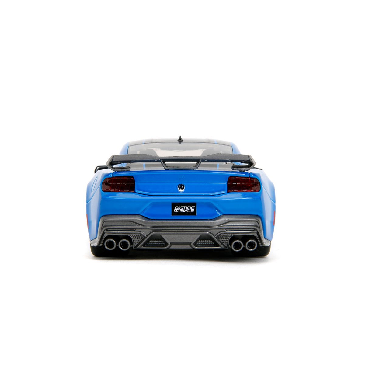 Bigtime Muscle 2024 Blue Ford Mustang Dark Horse 1:24 Scale Die-Cast Metal Vehicle