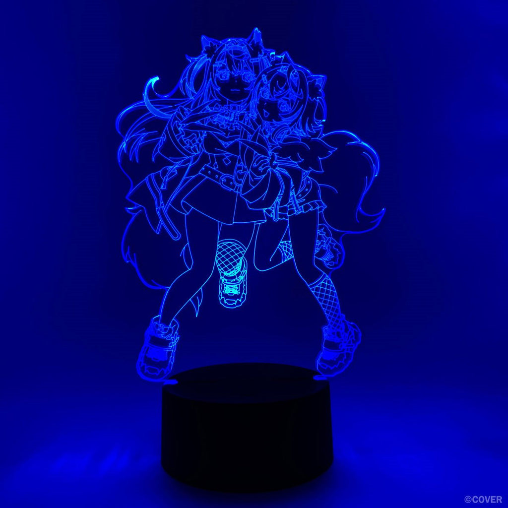 Hololive Advent Fuwawa and Mococo Abyssgard Otaku Lamp