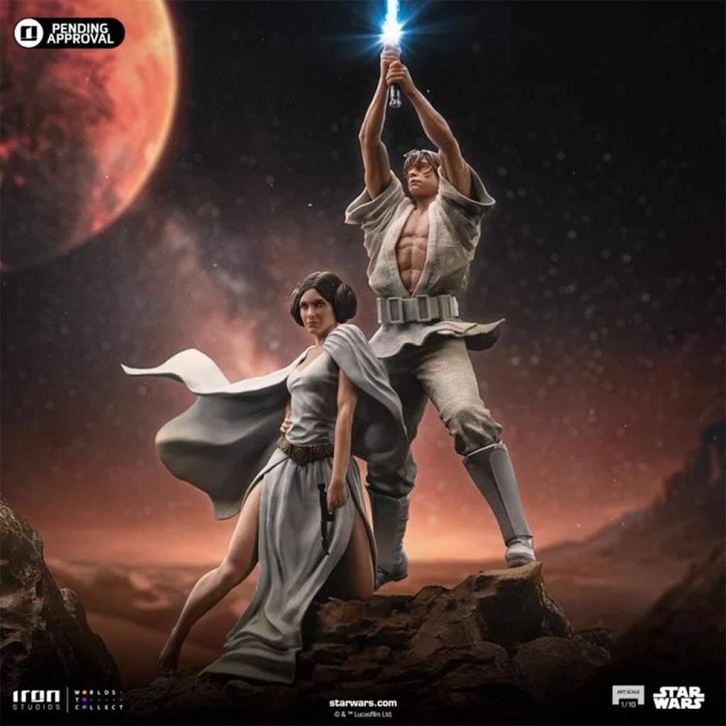 Star Wars: A New Hope Luke and Leia Deluxe 1:10 Art Scale Limited Edition Statue
