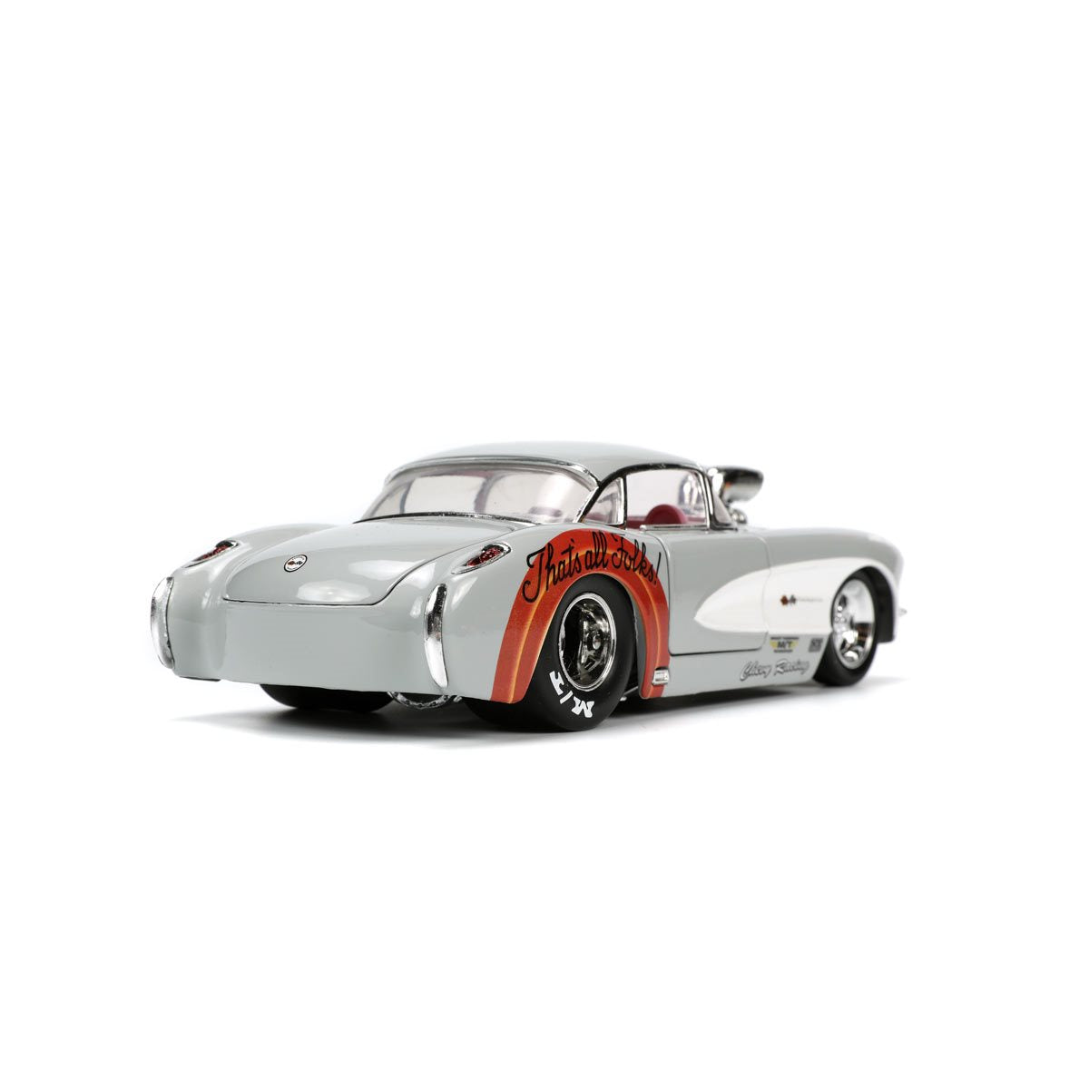 Looney Tunes Hollywood Rides 1956 Chevrolet Corvette with Bugs Bunny Figure
