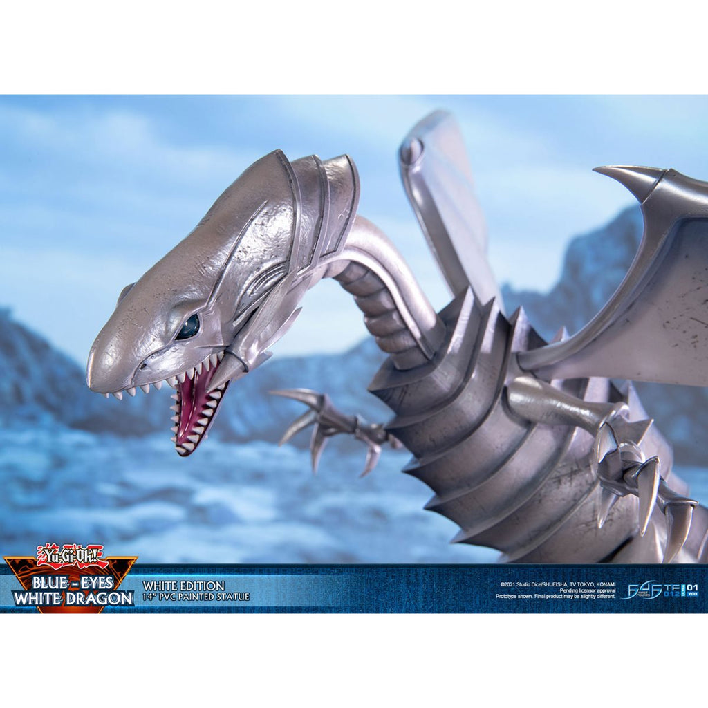 Yu-Gi-Oh! Blue-Eyes White Dragon 14-Inch White Statue