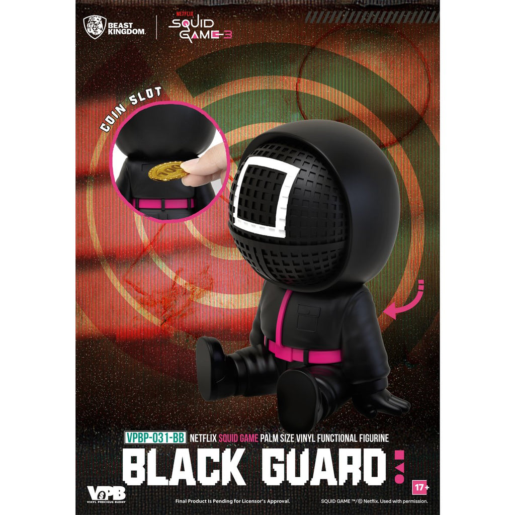 Squid Game VPBP-031 Palm Size Vinyl Functional Piggy Bank Blind Box Case of 6