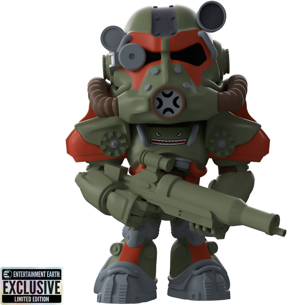Fallout Collection T-60 Power Armor Green Bomber Variant Vinyl Figure #7 - Entertainment Earth Exclusive