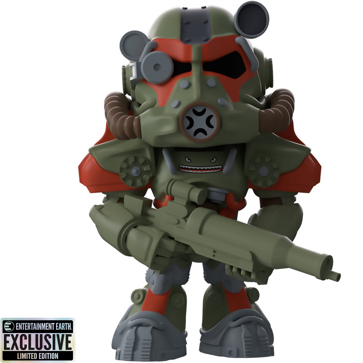 Fallout Collection T-60 Power Armor Green Bomber Variant Vinyl Figure #7 - Entertainment Earth Exclusive