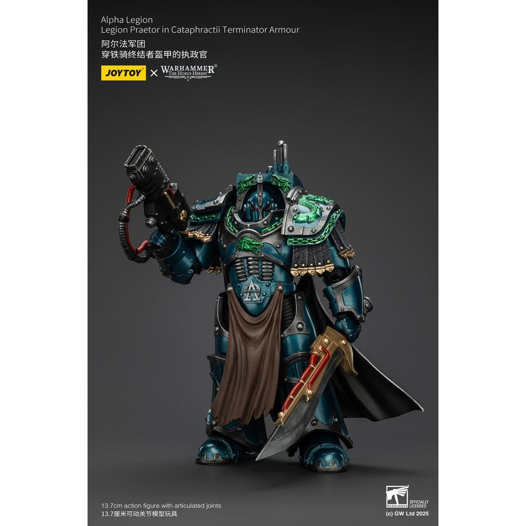 Joy Toy Warhammer The Horus Heresy Alpha Legion Legion Praetor Cataphractii Terminator Armor 1:18 Scale Action Figure