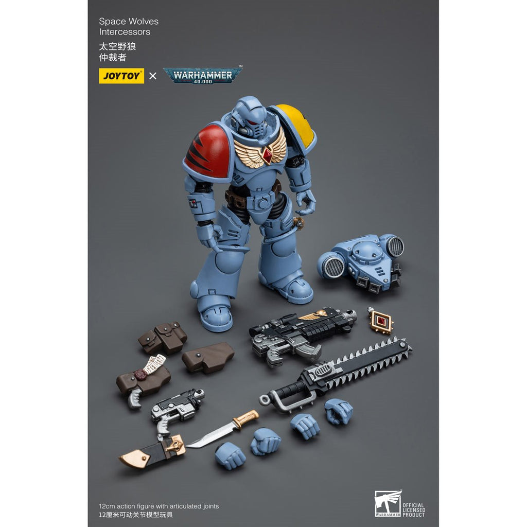 Joy Toy Warhammer 40,000 Space Wolves Intercessors 1:18 Scale Action Figure