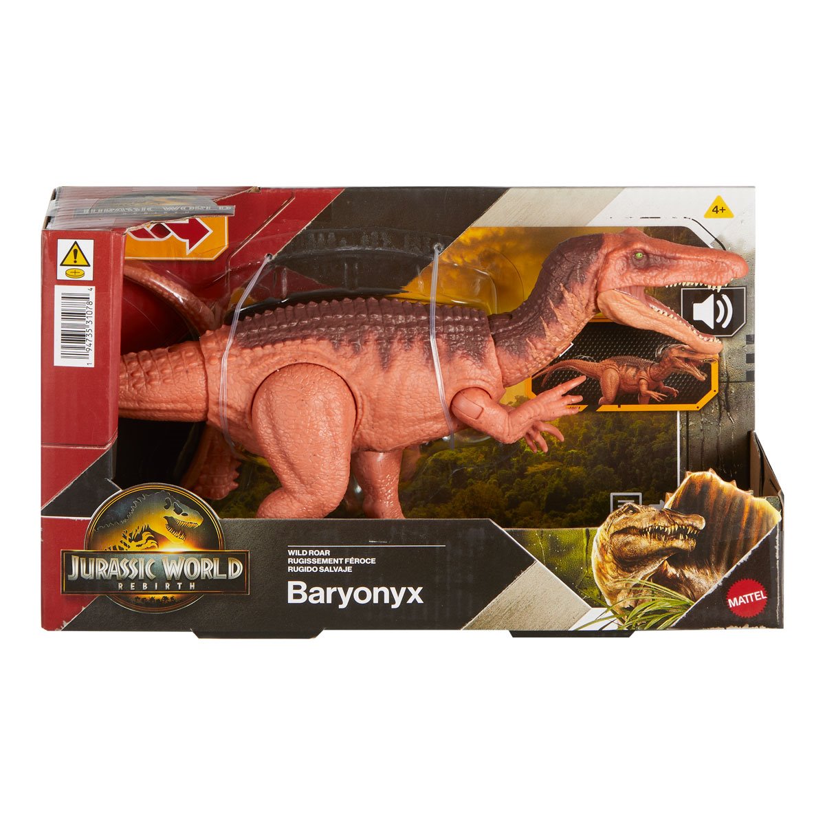 Jurassic World Wild Roar Baryonyx Action Figure