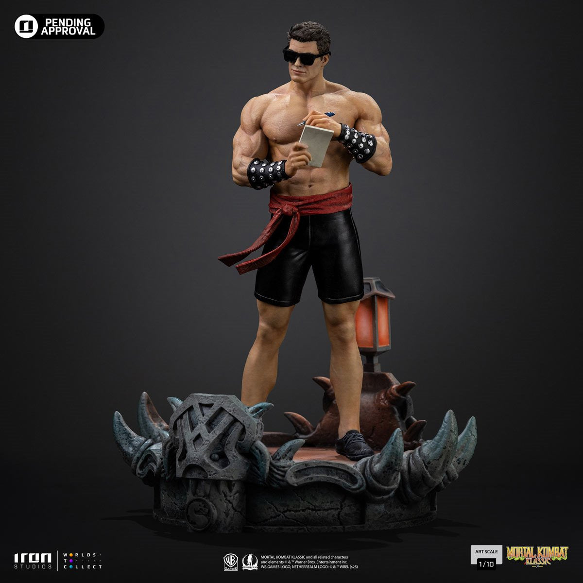 Mortal Kombat Klassic Johnny Cage 1:10 Art Scale Limited Edition Statue