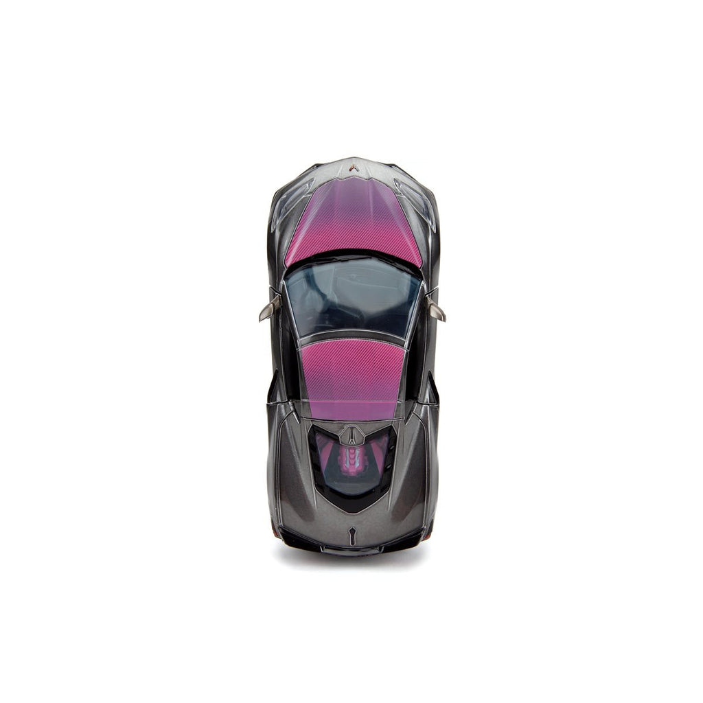 Pink Slips 2020 Corvette Stingray with Base 1:24 Scale Die-Cast Metal Vehicle